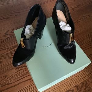 Maiyet Black Ryder Pony Hair Leather Ankle Booties